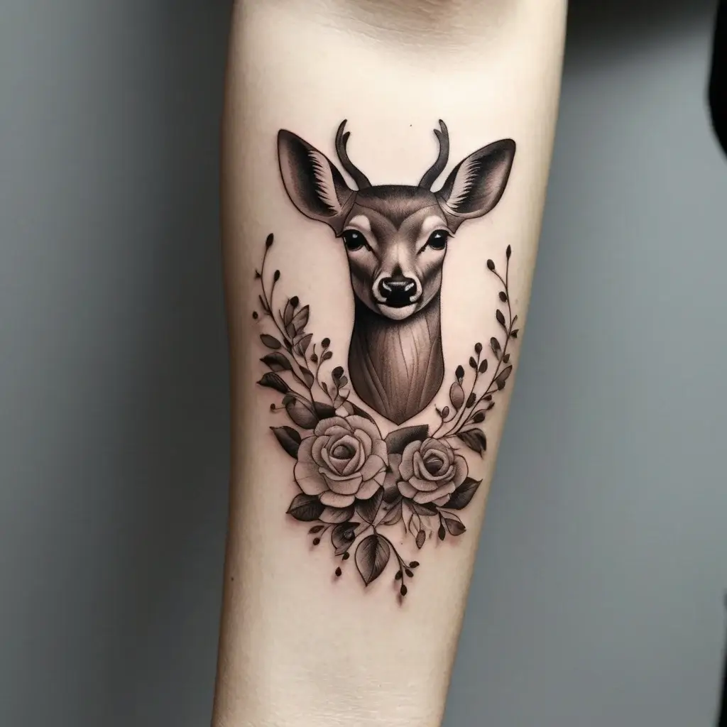 deer tattoo (88)