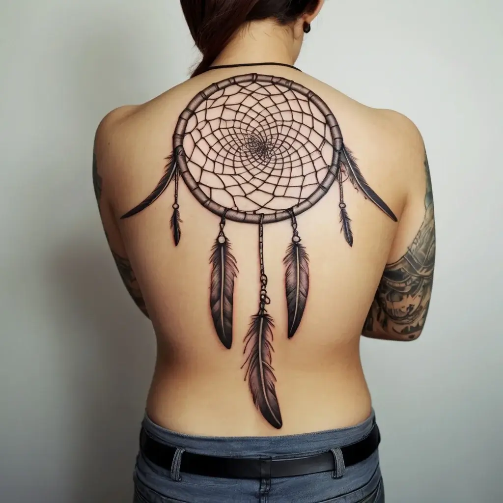 dream catcher tattoo (107)