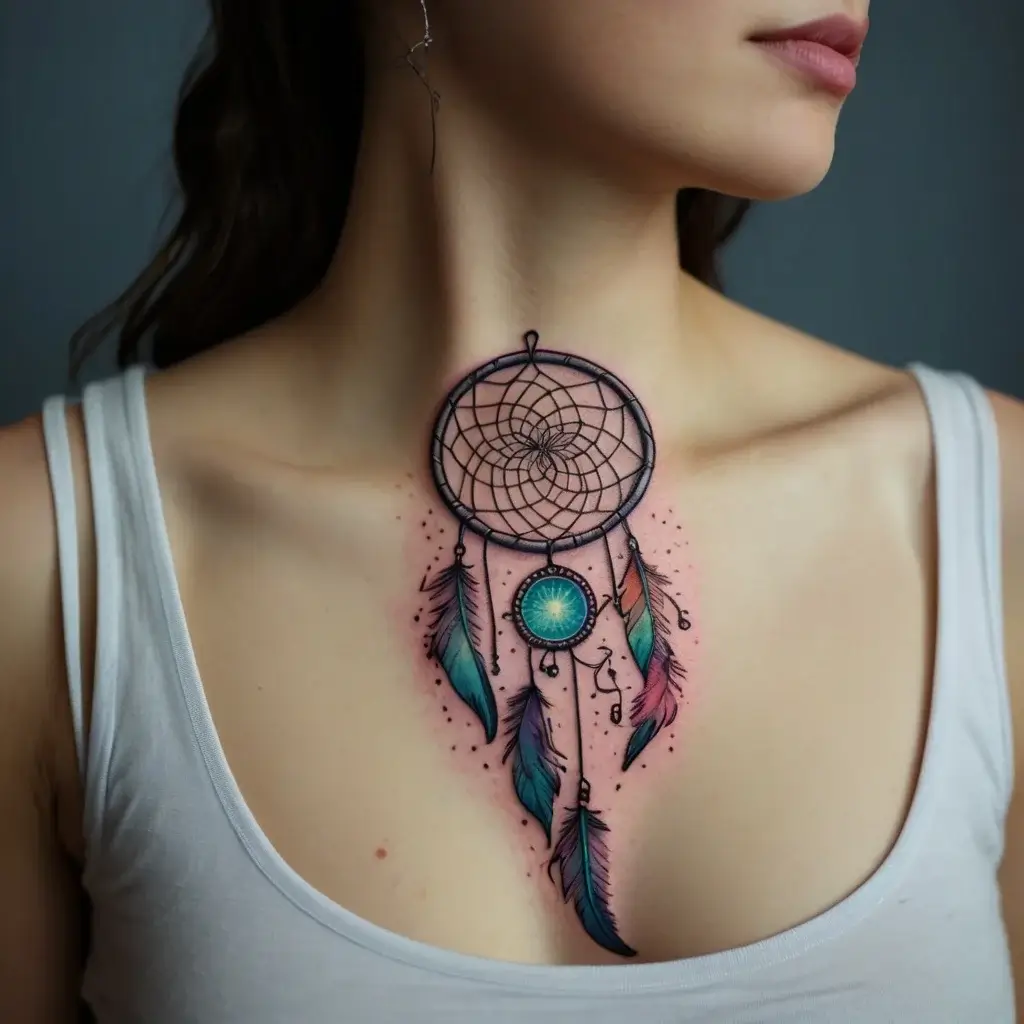 dream catcher tattoo (18)