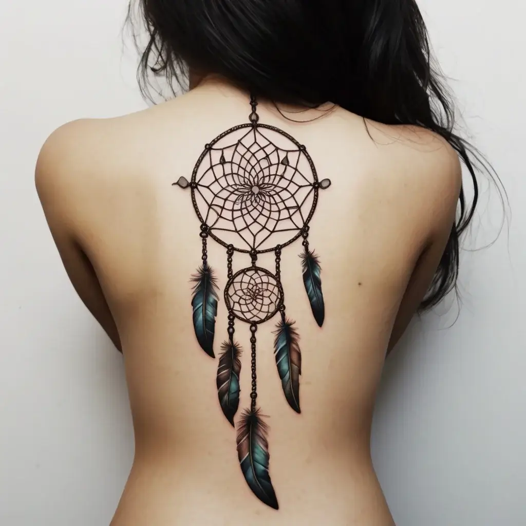 dream catcher tattoo (2)