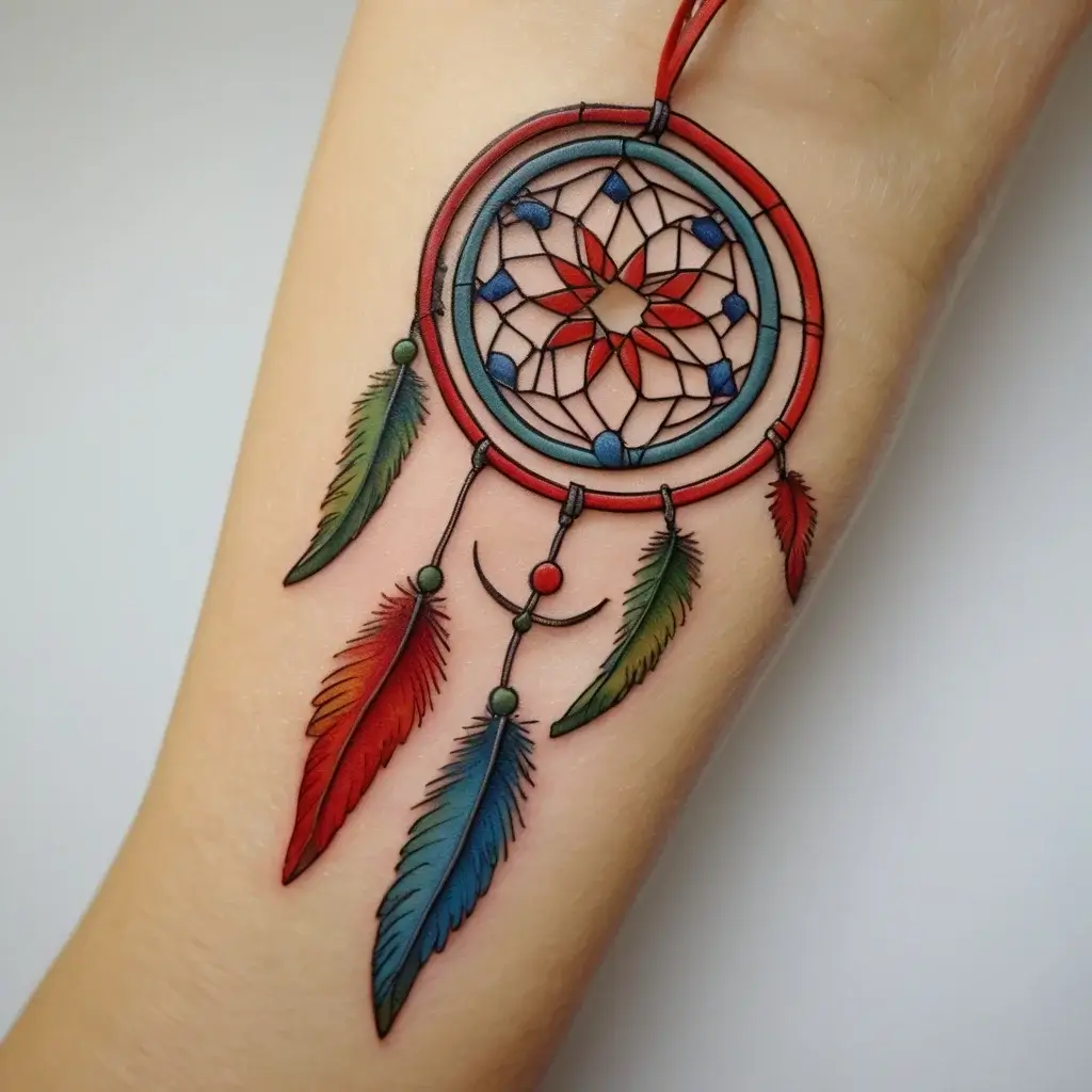 dream catcher tattoo (22)