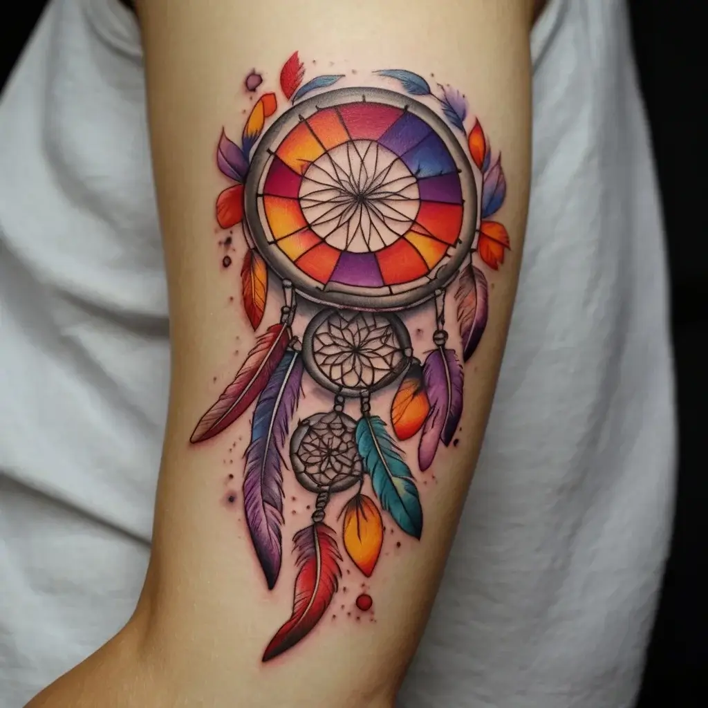 dream catcher tattoo (23)