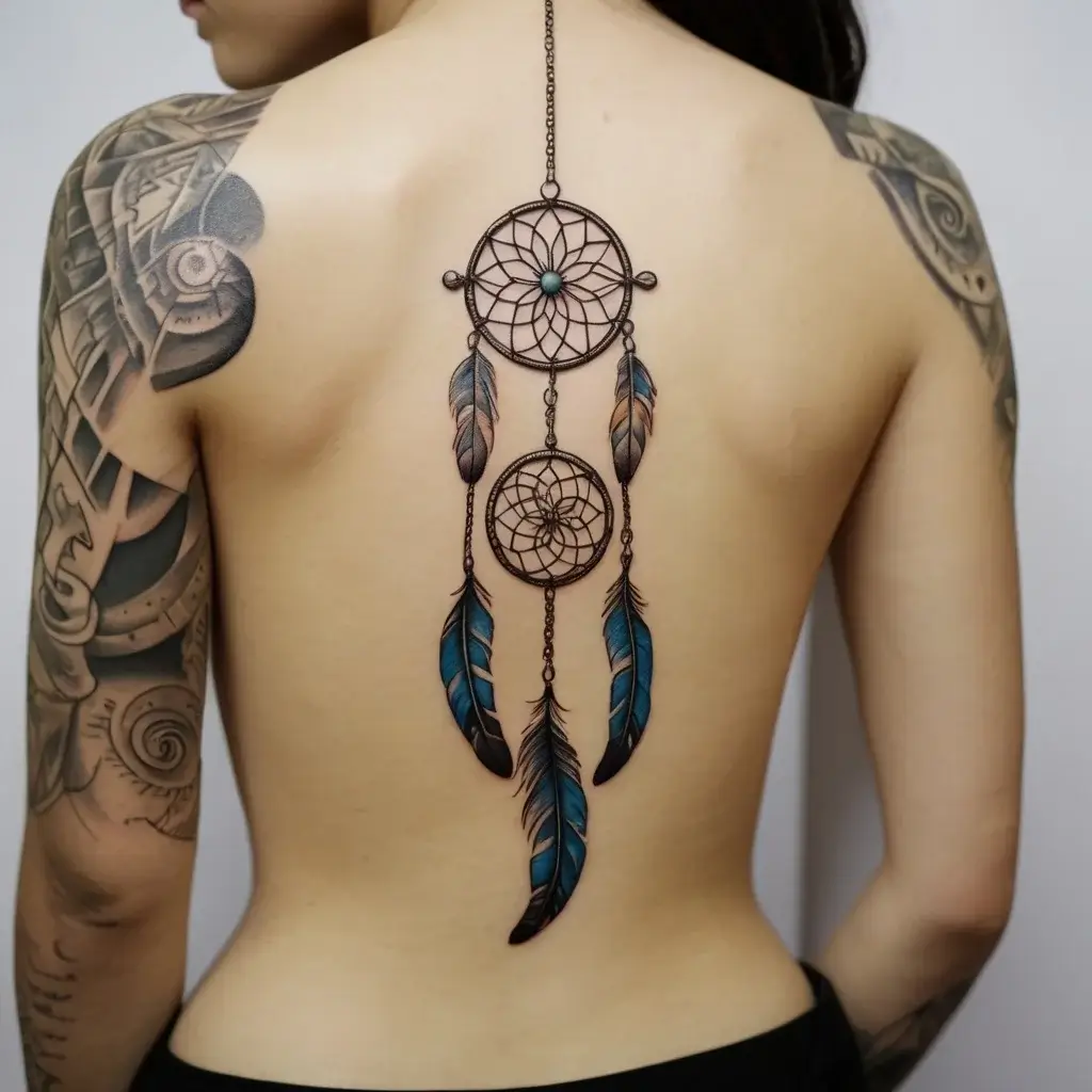 dream catcher tattoo (32)