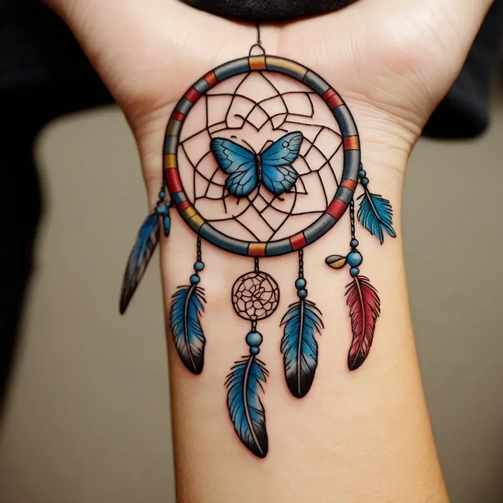 dream catcher tattoo (37)