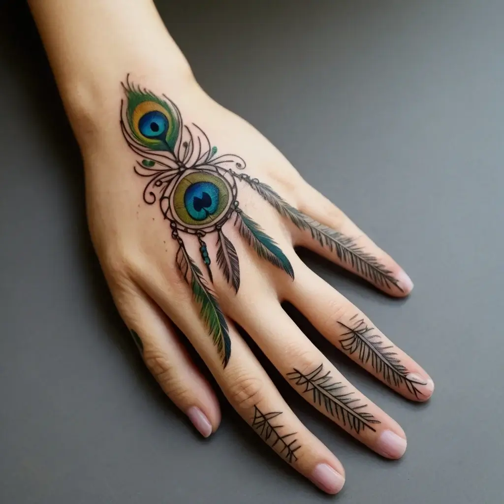 dream catcher tattoo (54)