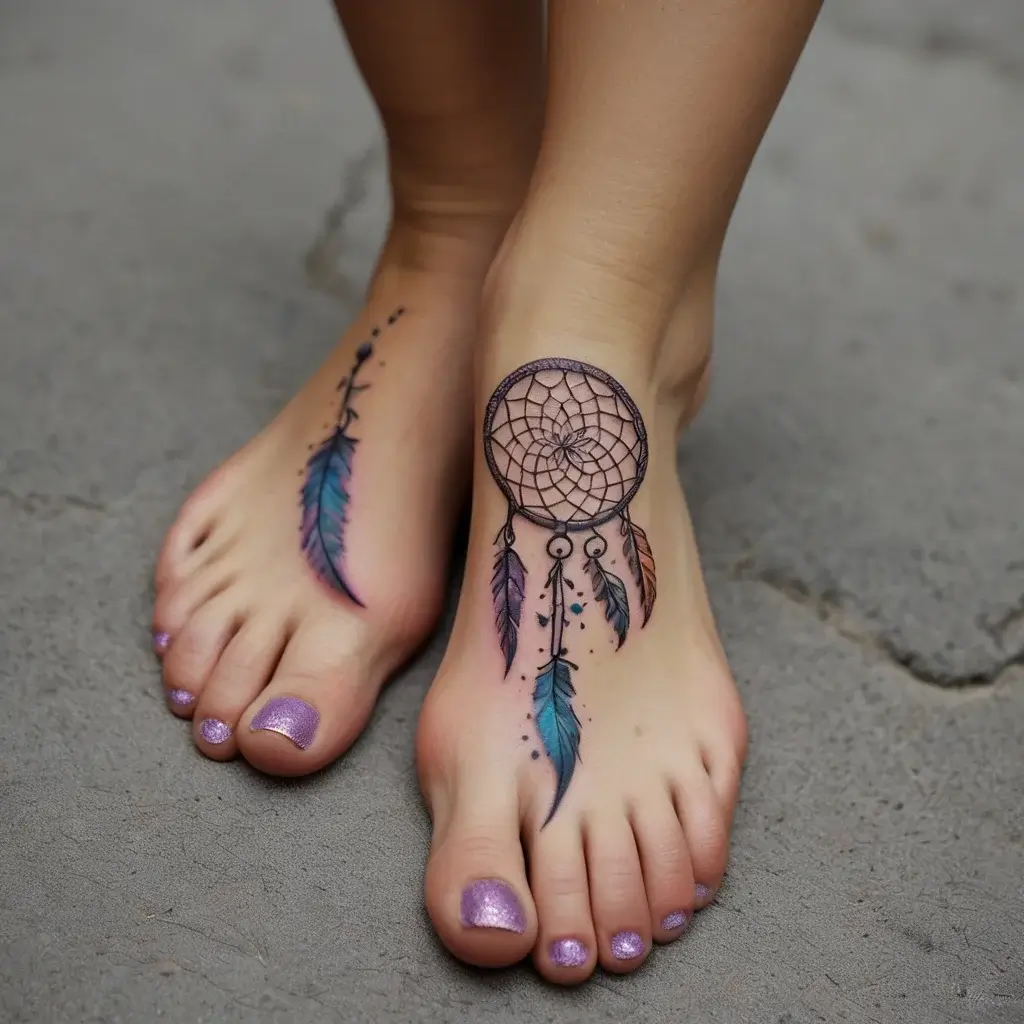 dream catcher tattoo (56)