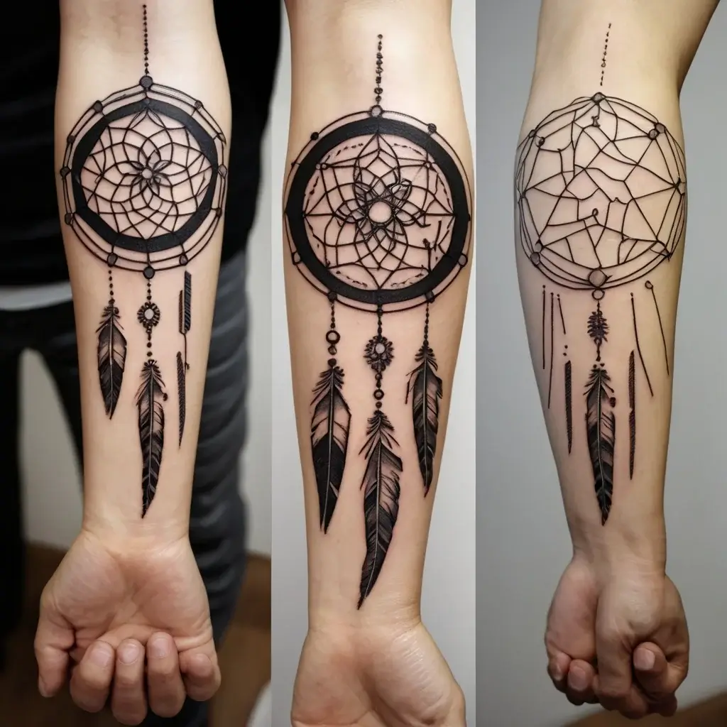 dream catcher tattoo (59)