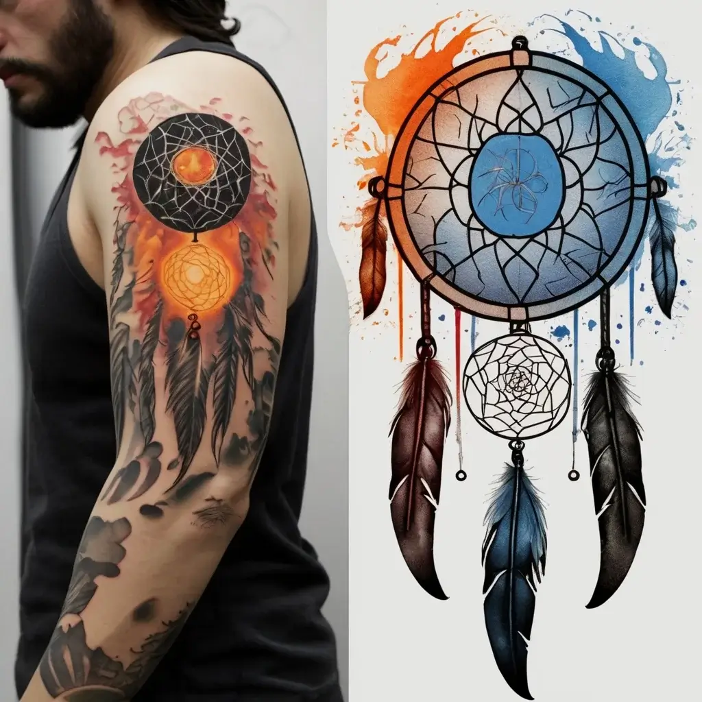 dream catcher tattoo (63)