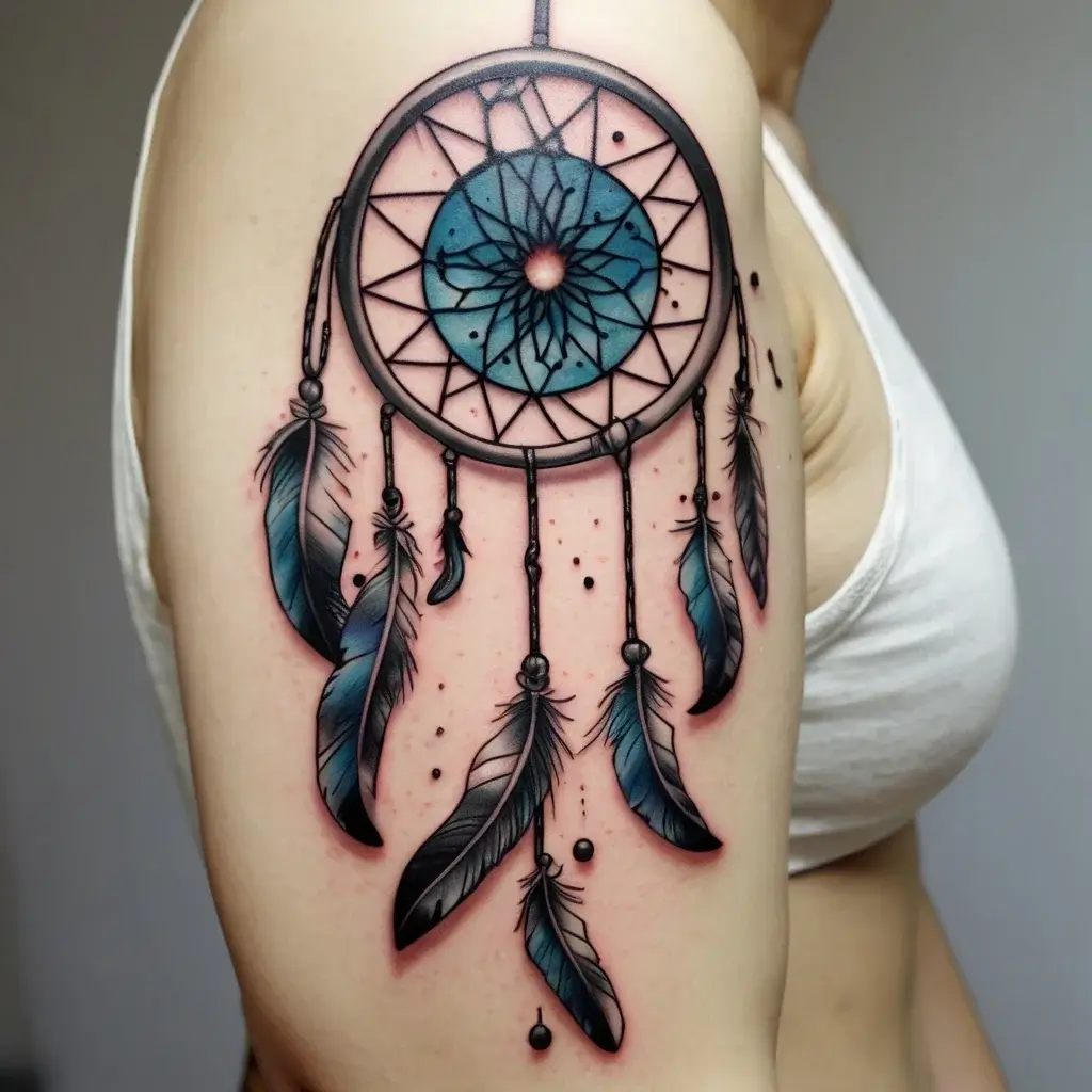 dream catcher tattoo (77)