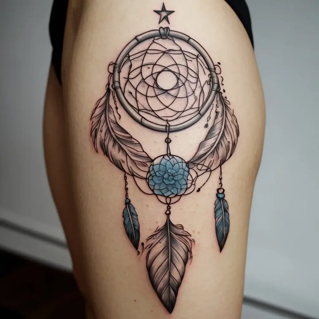 dream catcher tattoo (80)