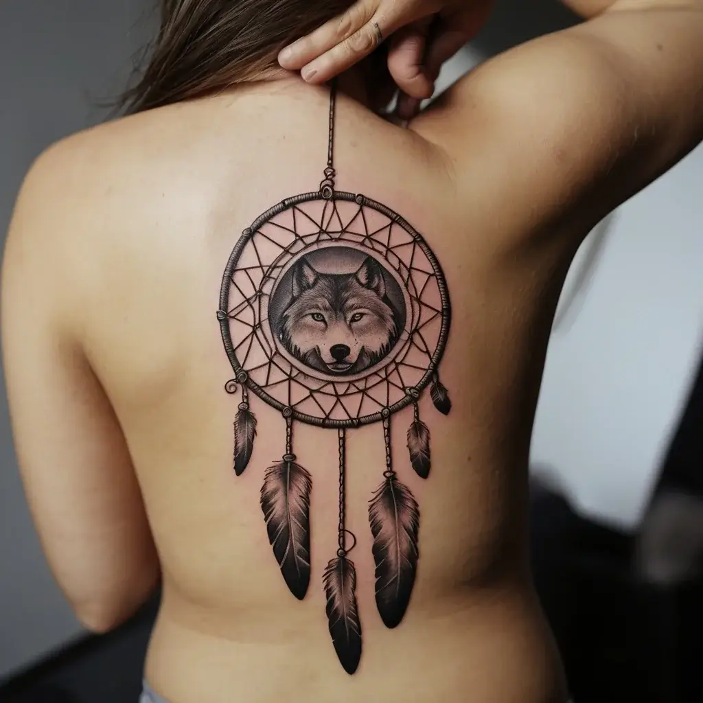 dream catcher tattoo (82)