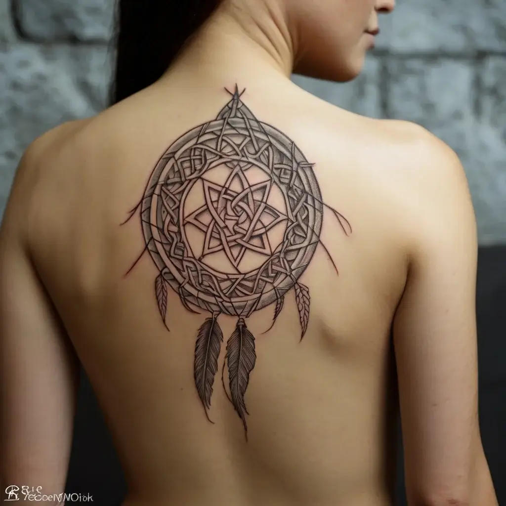 dream catcher tattoo (86)