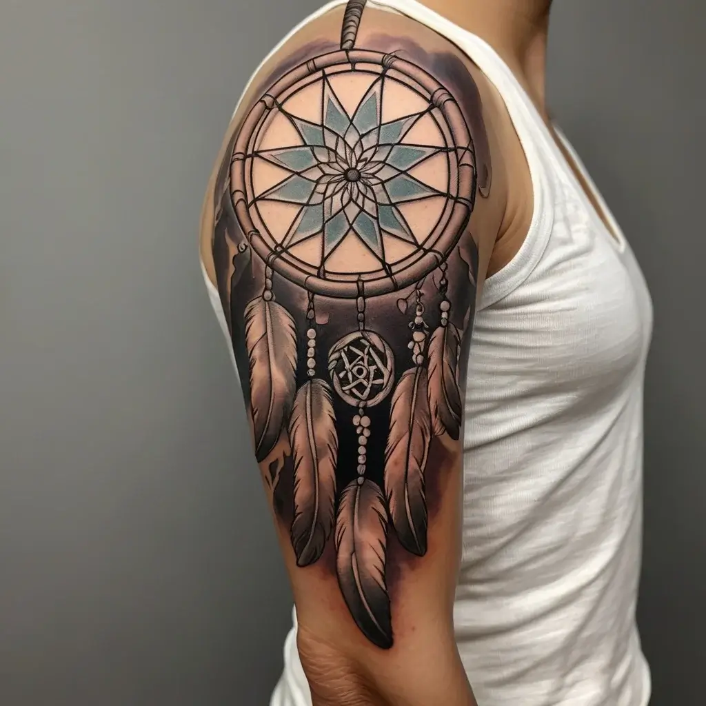 dream catcher tattoo (94)