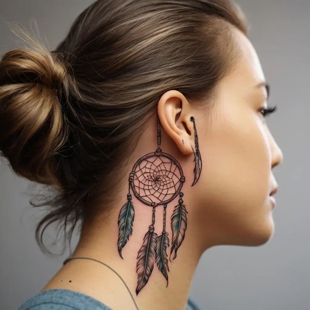 dream catcher tattoo (97)