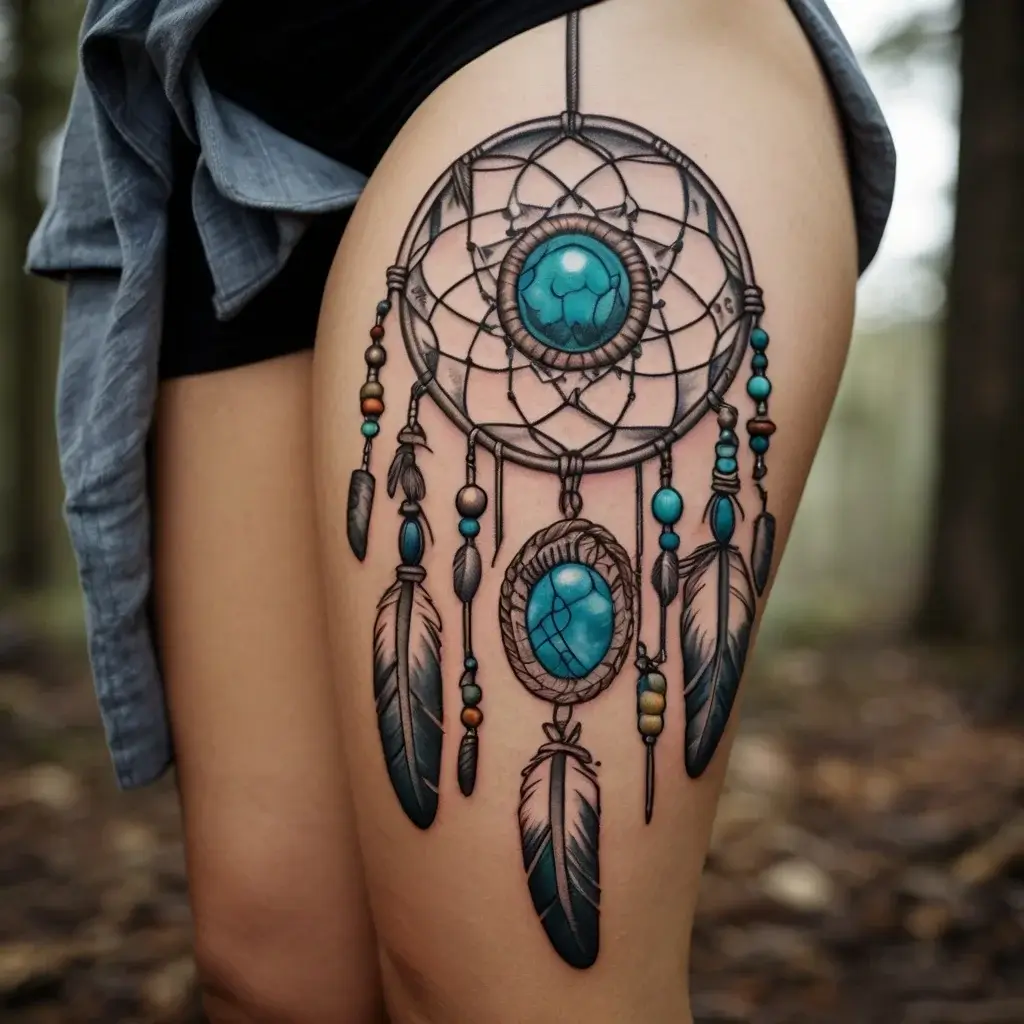 dream catcher tattoo (98)