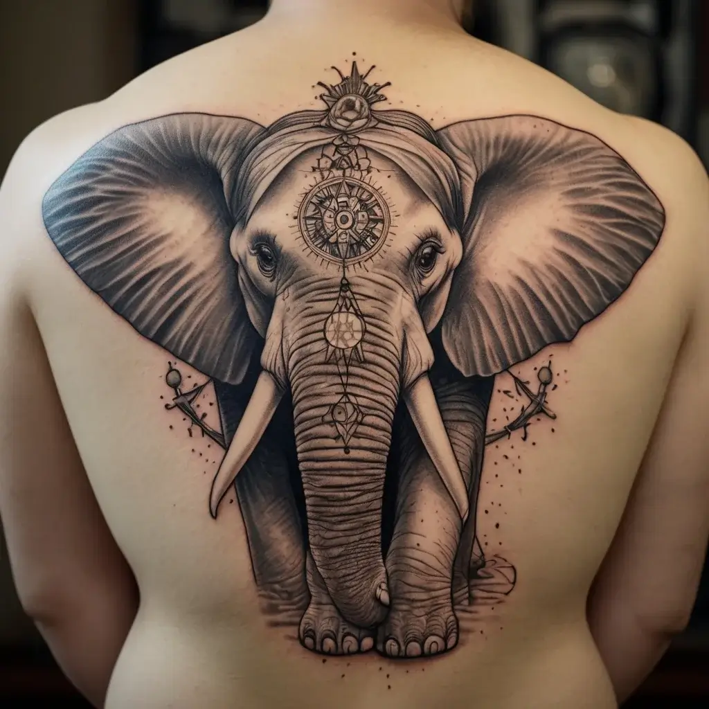 elephant tattoo (25)