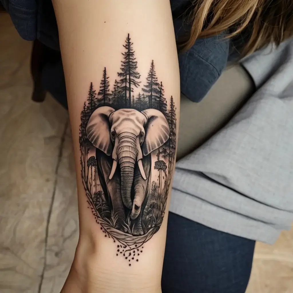 elephant tattoo (30)