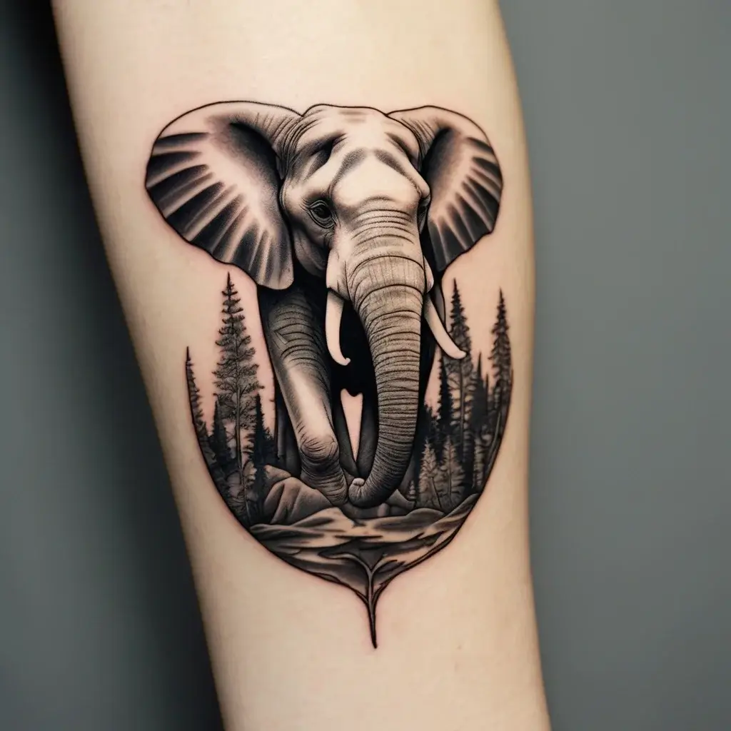 elephant tattoo (31)