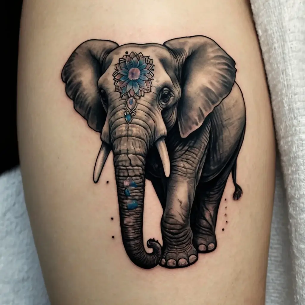 elephant tattoo (33)