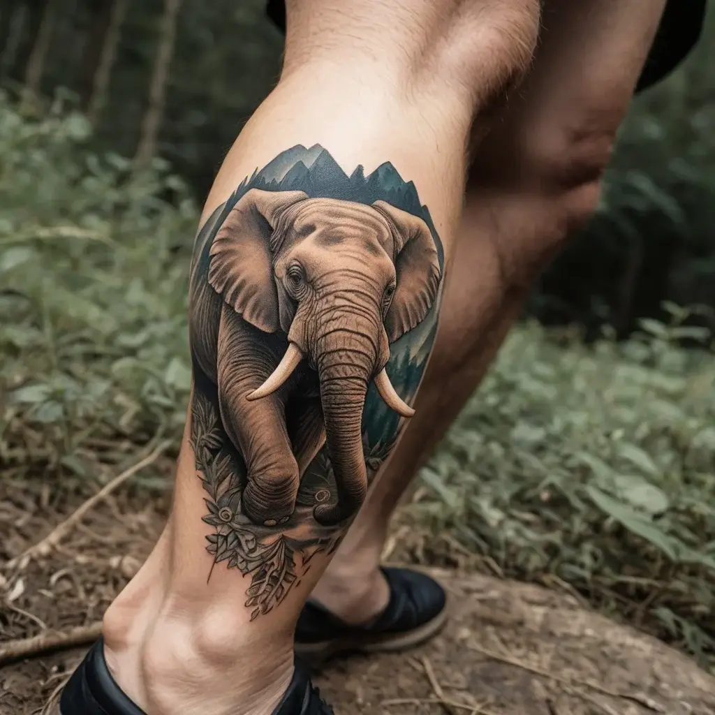 elephant tattoo (4)