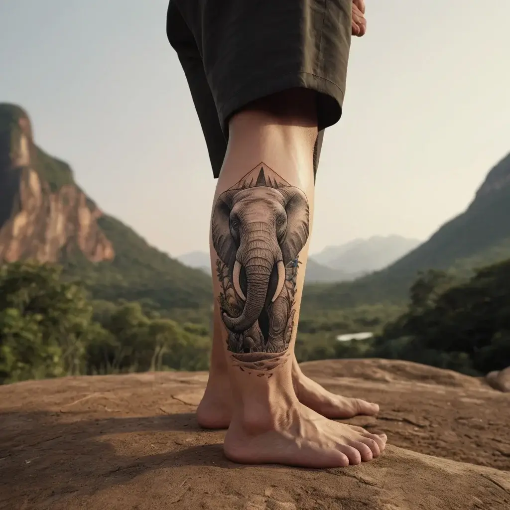 elephant tattoo (5)