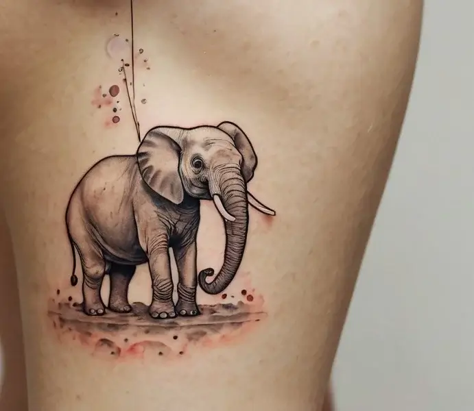 elephant tattoo (50)