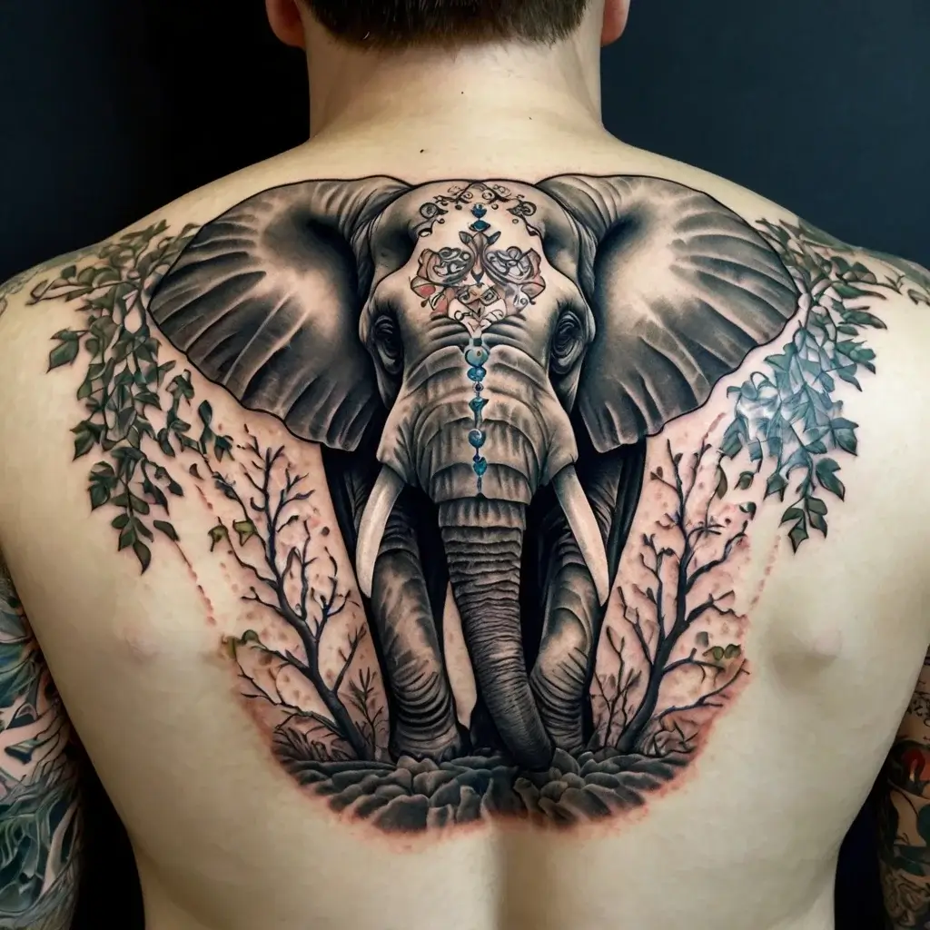 elephant tattoo (56)