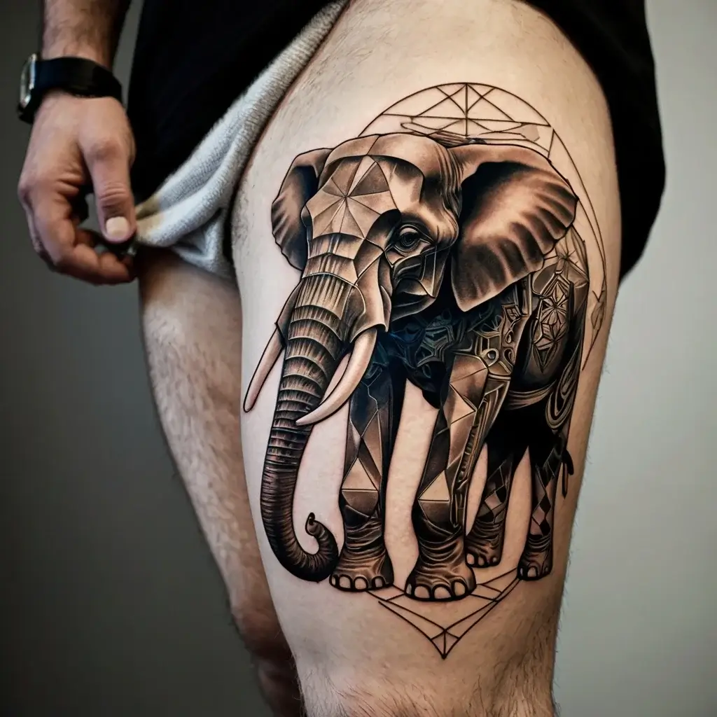 elephant tattoo (60)