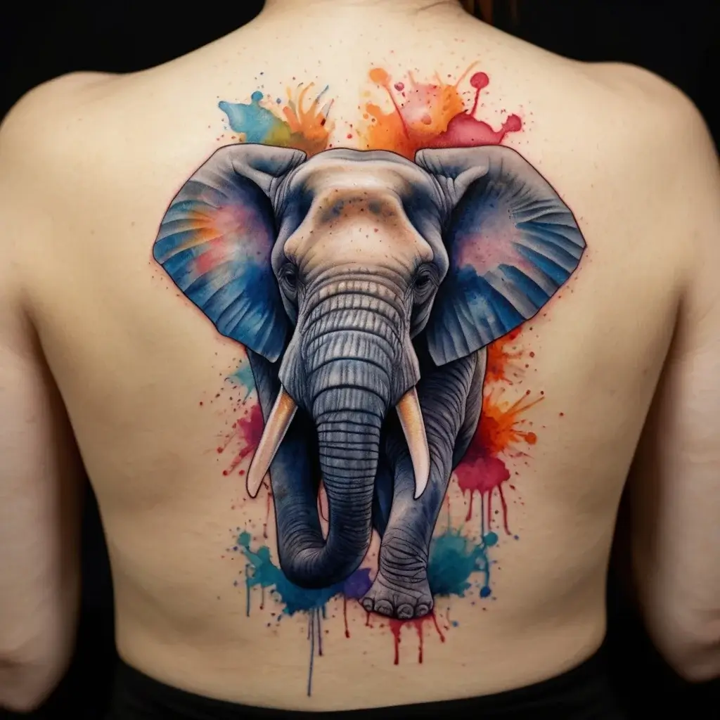 elephant tattoo (63)