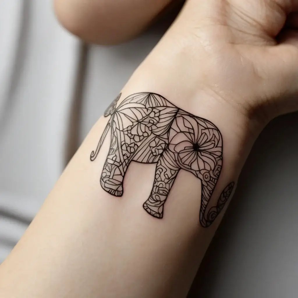 elephant tattoo (74)