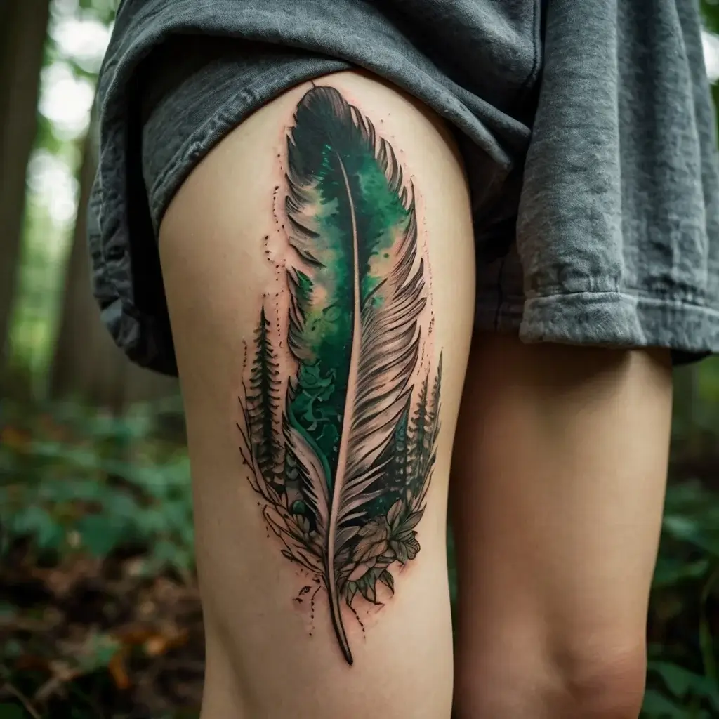 feather tattoo (12)