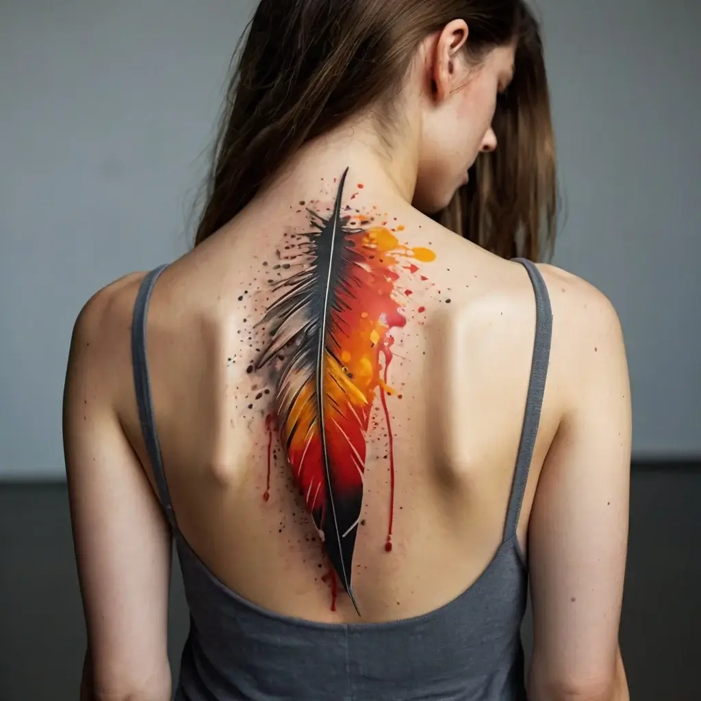 feather tattoo (29)