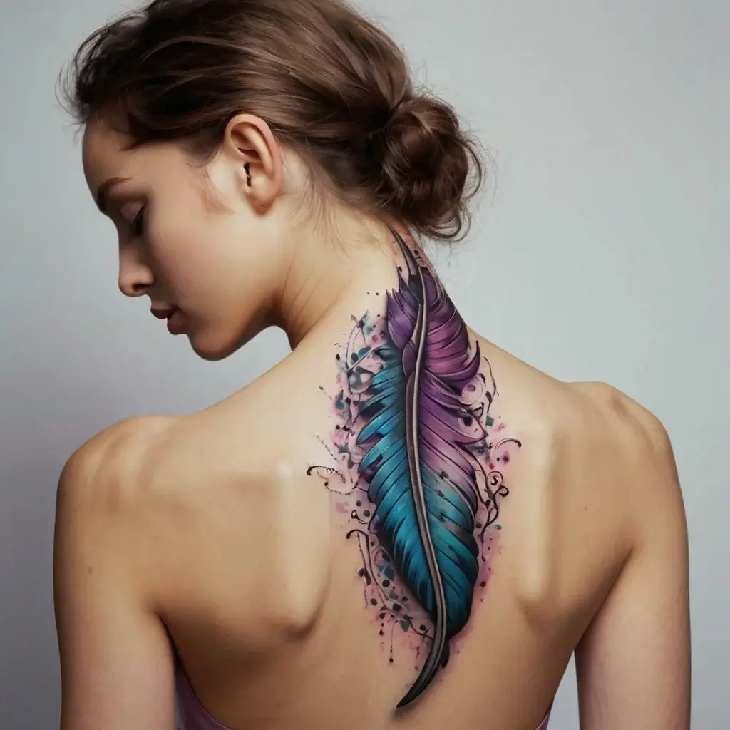 feather tattoo (38)