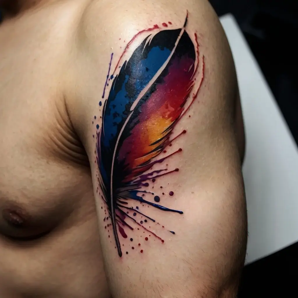 feather tattoo (43)