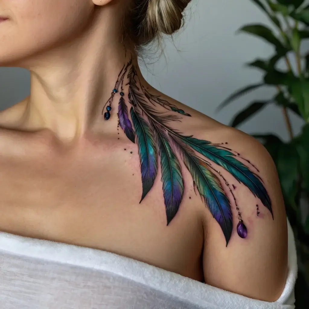 feather tattoo (60)