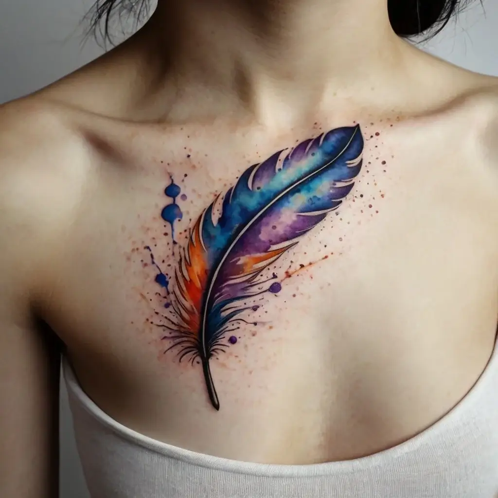 feather tattoo (63)