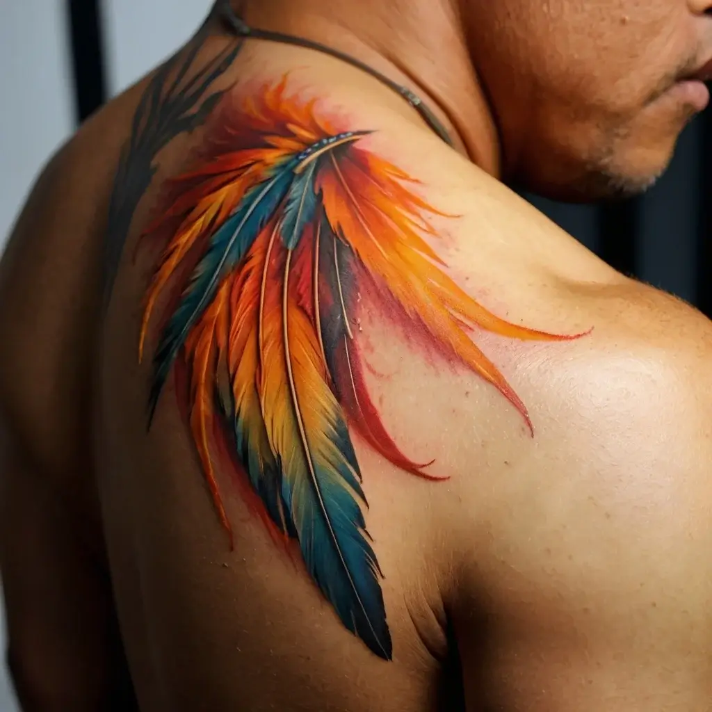 feather tattoo (75)