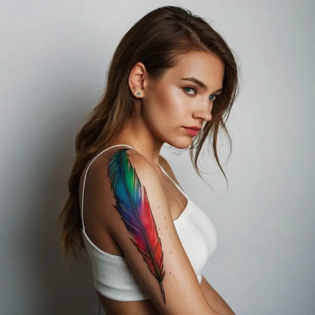 feather tattoo (77)