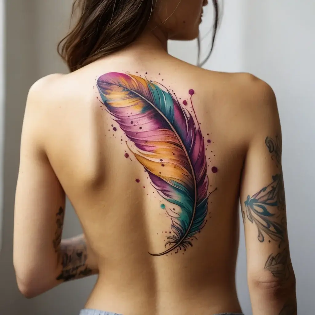 feather tattoo (80)