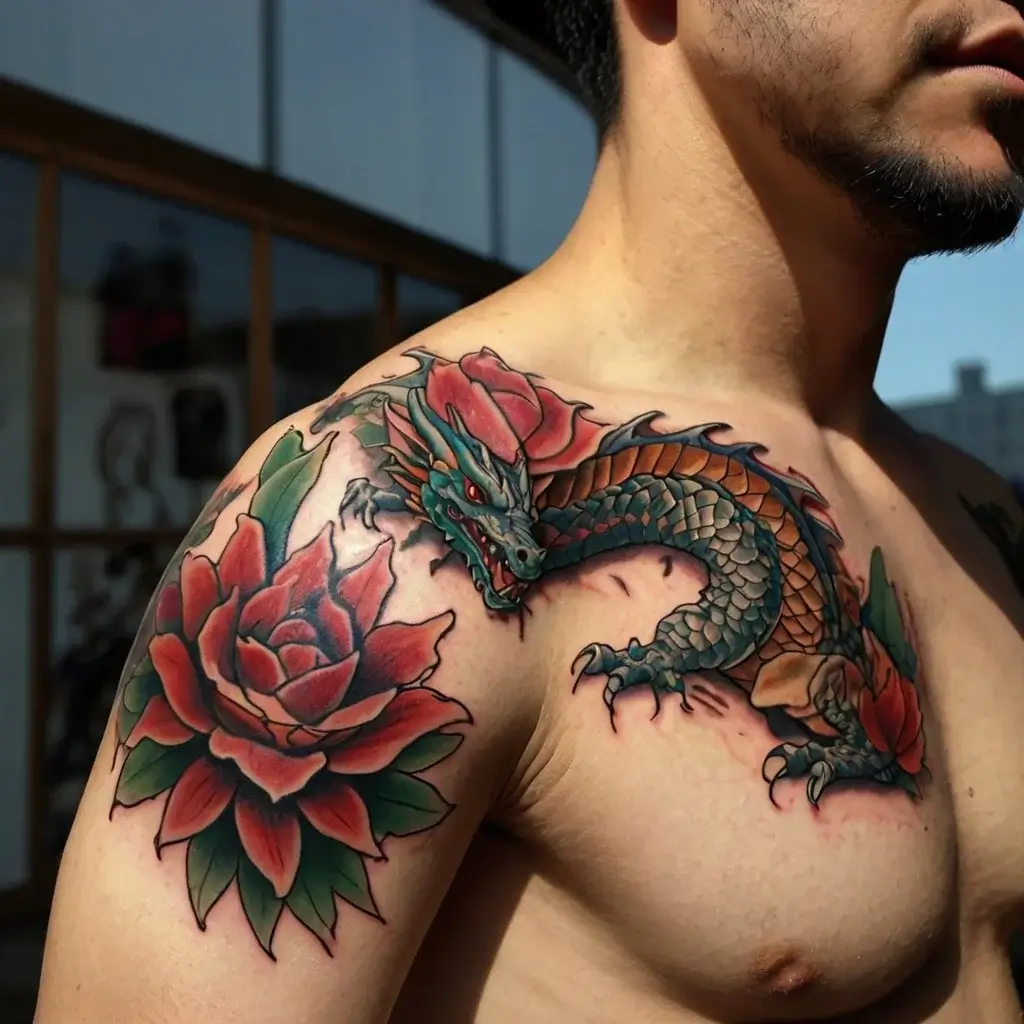 flower and dragon tattoo (15)