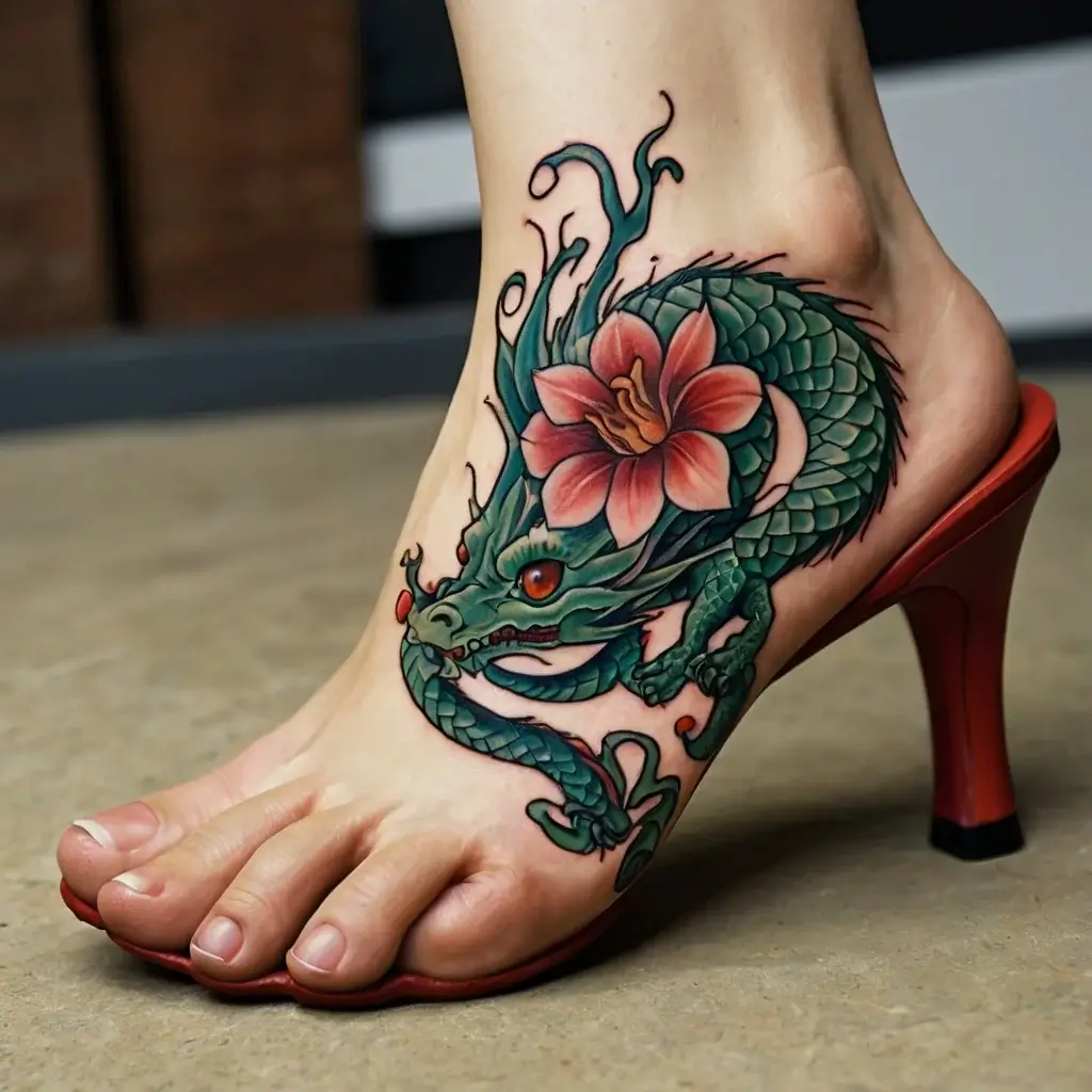 flower and dragon tattoo (18)