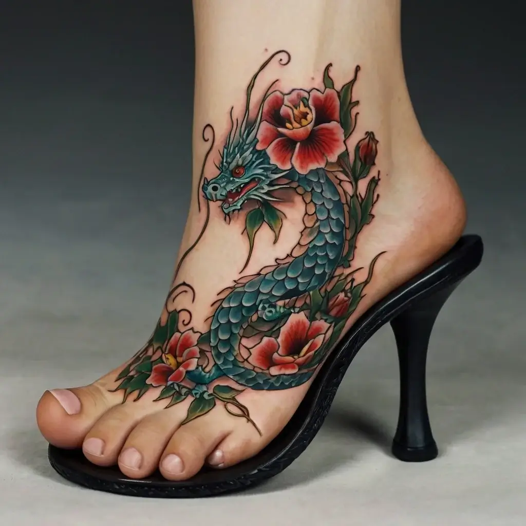 flower and dragon tattoo (19)