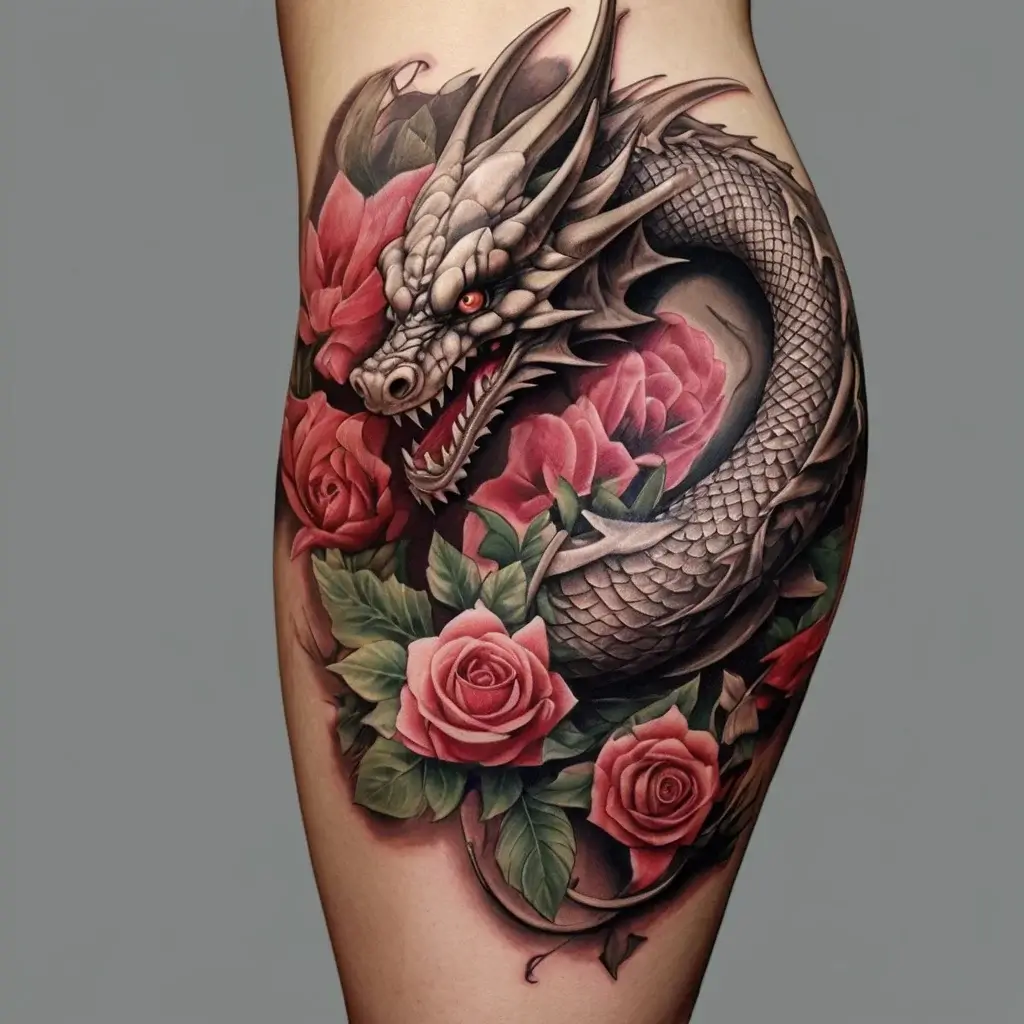 flower and dragon tattoo (26)