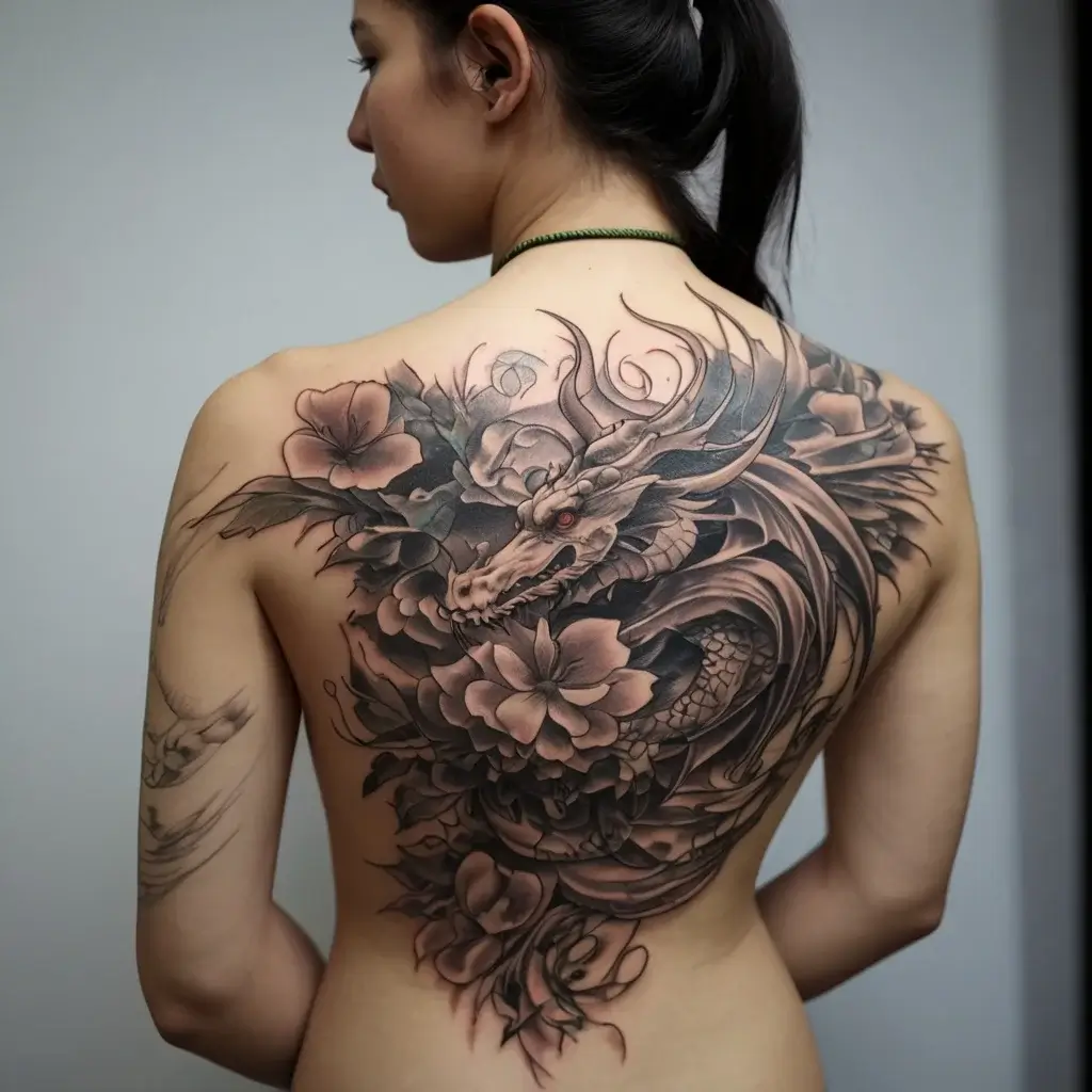 flower and dragon tattoo (28)