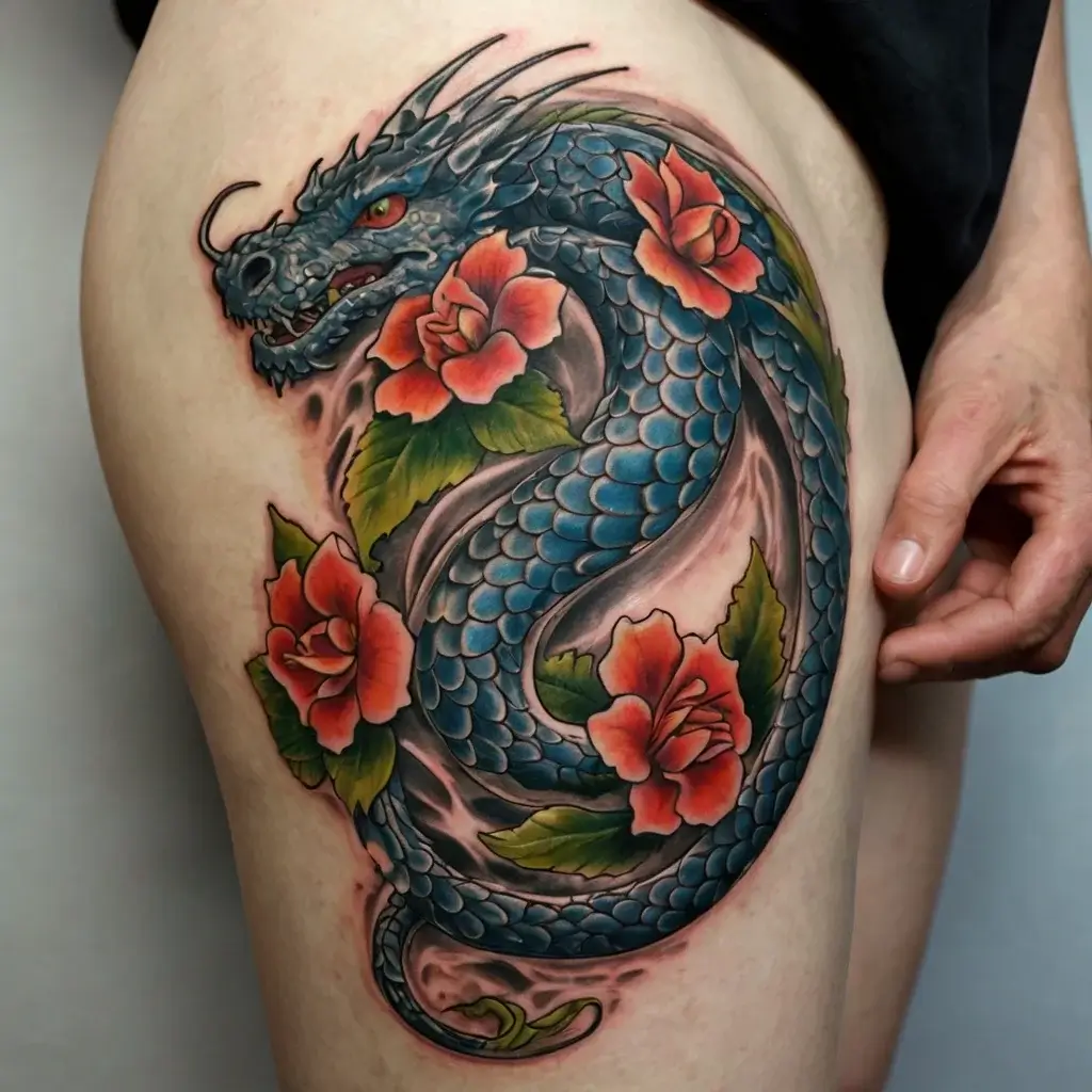 flower and dragon tattoo (32)