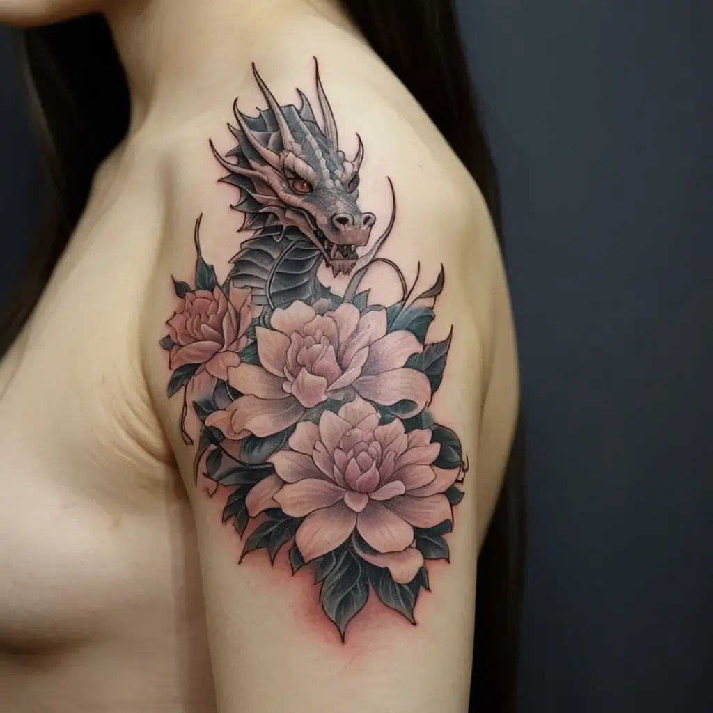 flower and dragon tattoo (35)