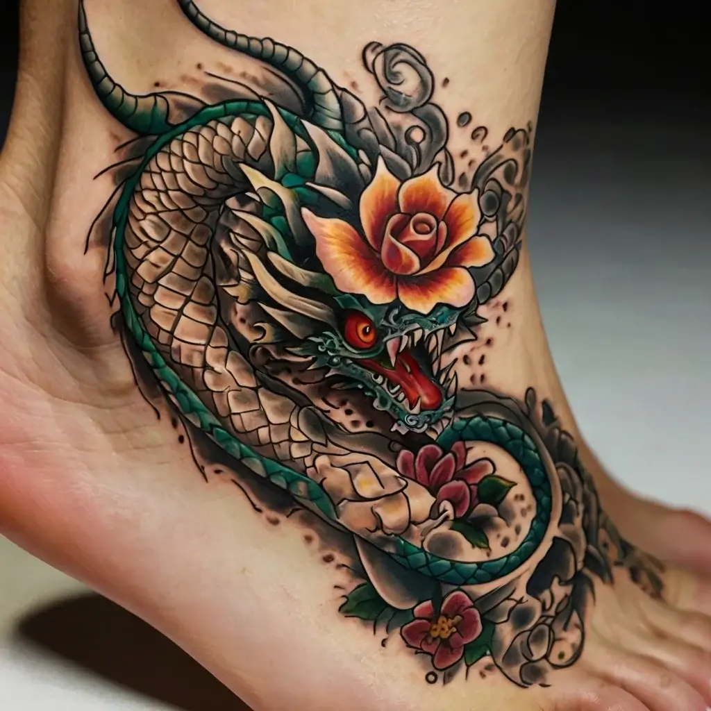 flower and dragon tattoo (45)