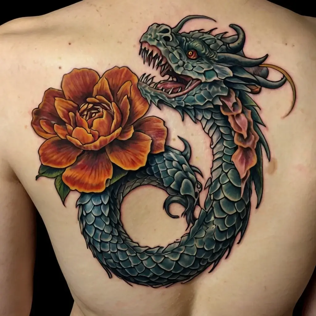 flower and dragon tattoo (47)