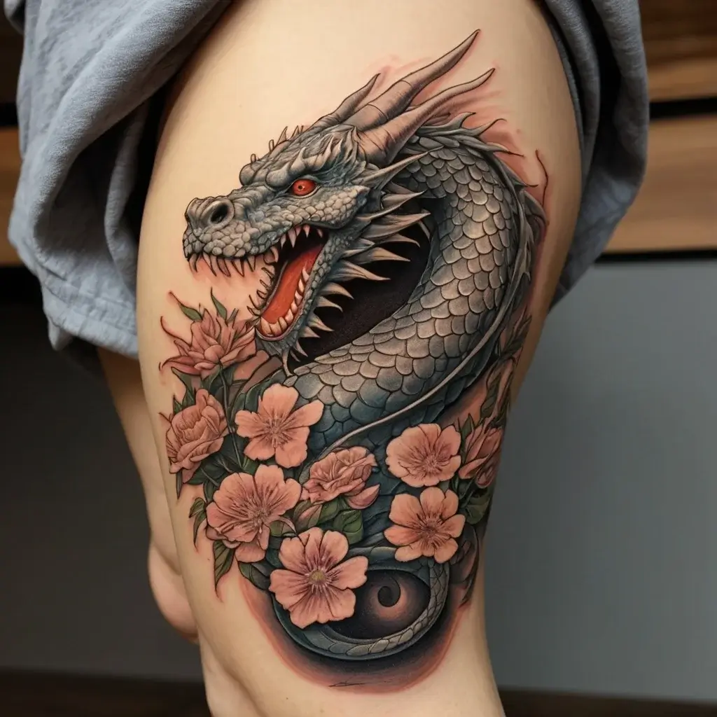 flower and dragon tattoo (51)