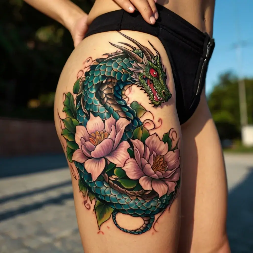 flower and dragon tattoo (54)